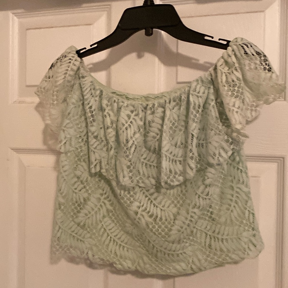 Guess  brand blouse color light green size S